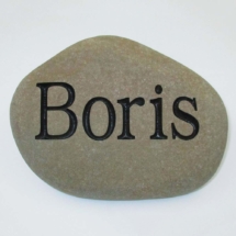 Boris Pet Memorial Stone