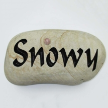 White Stone Memorial Stone by Rainbow Bridge Pet Memorials - Buy online and honor your beloved pet's memory with this beautiful White Stone Memorial Stone in New Meadows, Idaho.